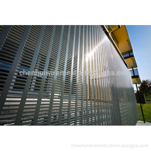 stainless steel rectangular hole perforated decorative mesh